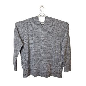 Cato Woman Plus Sportswear Pullover Hoodie 26/28W Gray Long Sleeve Pocket New